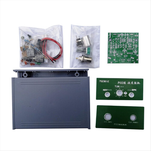 CW Shortwave Transceiver Kit 7023KHZ with Enclosure Complete DIY Set for -Compatible Module Board