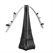 Vliegenafweerventilator voor op tafel, 1 stuk, opvouwbaar, voor buitengebruik - insecten- en muggenafweer voor terras of eettafel.