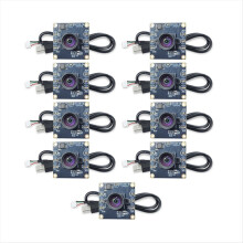 9 sets 100 graden cameramodule 1MP OV9732 1280x720 USB-stuurprogrammavrije handmatige scherpstelling met 2 meter kabel voor WinXP/7/8/10
