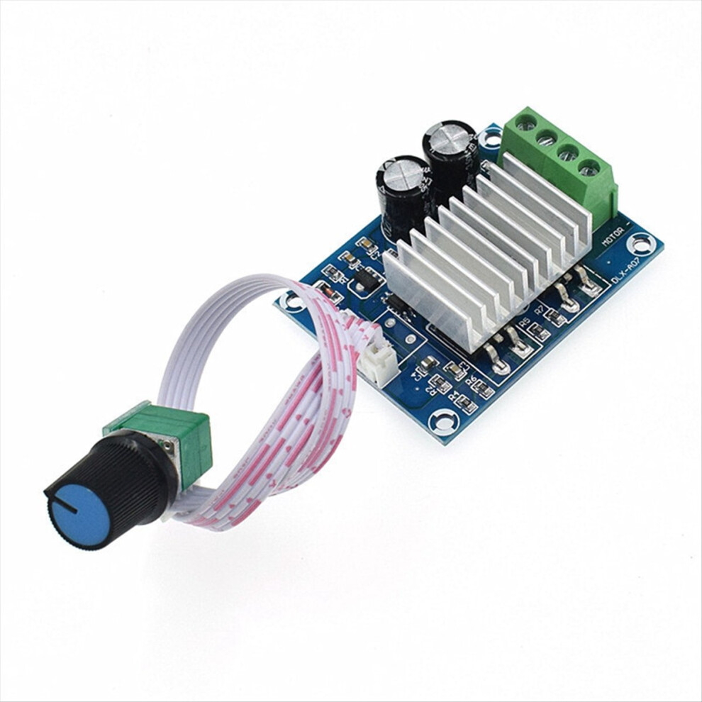 20A Pwm Dc Motor Speed Controller 12-24V Dc Adjustable Motor Governor Temperature Regulating Dimming Switch 4851810658754