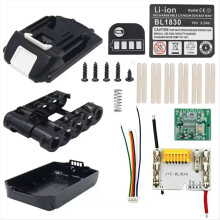 BL1820B Lithium-Akkugehäuse 5x18650 PCB Balancer-Ladeschaltung LED-Etikettenbox für 18V BL1815 BL1830