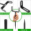 Downspout Bracket,Heavy Duty Size-Adjustable Storm-Proof Downpipe Bracket,Easy Install,for Lawn,Yard & Industrial Use 6