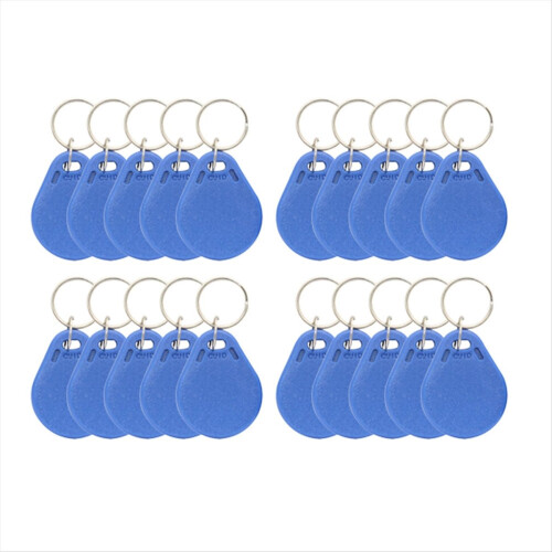 20 τεμάχια 13.56Mhz CUID RFID Keykobs Key Token Copy Changeable Attendance CUID Clone Keychain Tag
