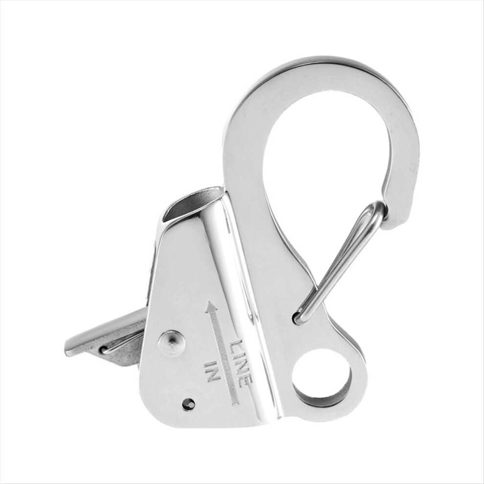 Stainless Steel Marine Yacht Boats Bumper Clip Quick Release Spring Adjustable Line Length Sliding Anchor Hooks 4851810675843