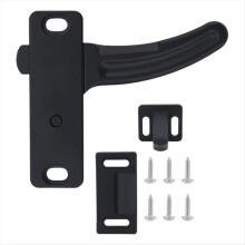 RV Screen Door Latch Set Alloy Universal Fit Door Latch Handle Set for Cargo Trailer Furniture Parts Right