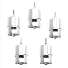 5 stuks 755 DC-motor voor grastrimmer, 21V grasmaaiermotor met lange as voor efficiënt onkruid maaien en trimmen.