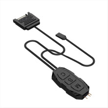 ARGB-Controllerkabel 5V 3-Pin RGB-Controller-Netzteil-Lichtleisten-Controllerkabel für PC-Motherboards