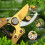 Professionelle Gartenschere mit SK5-Klingen, robuste handgeführte Gartenschere 5