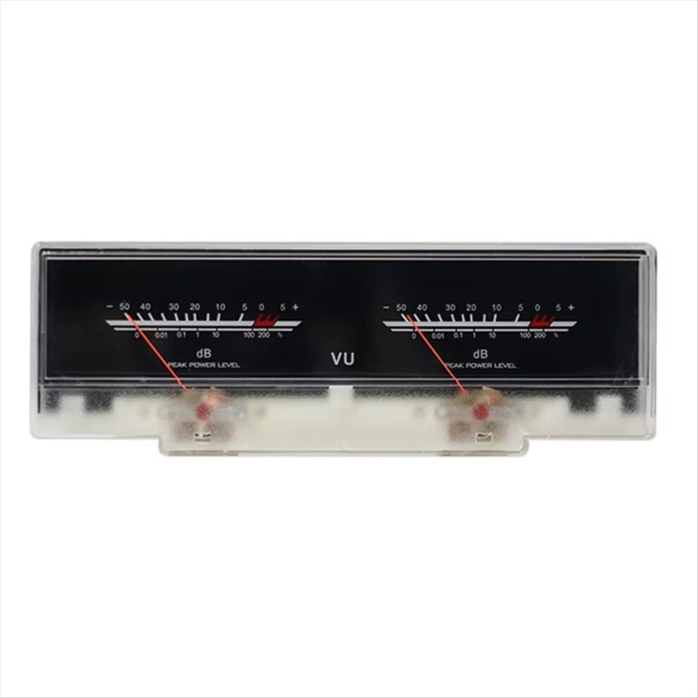 Double Pointer Vu Meter Stereo Audio Amplifier Board Db Sound Level Indicator Meter Adjustable Backlight With Driver 4851755604113