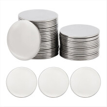 1 Box 40 Pieces Stainless Steel Printed Blank Discs Bulk DIY Jewelry Craft Name Tags Necklace Earrings Engraving Supplie