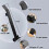 Heavy Duty Pull Bar and Pry Bar, Professional Pull Bar Flooring Installation Tool, Pry Bar with Solid Square 5