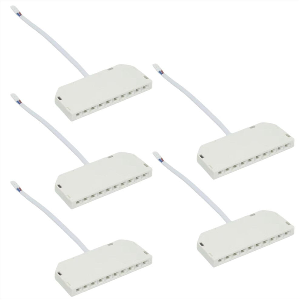 10 Ports Terminal Junction Box Hub Splitter Male Plug Cable Quick Line Connector For Led Strip 4851755691502
