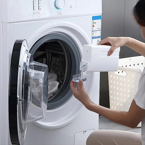 Reusable Laundry Detergent Bottles, Large Capacity Softener Storage, Refillable Washroom Organizer 1