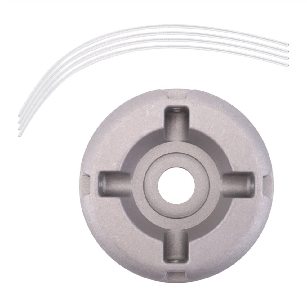 1Pc Universal Aluminum Alloy Lawn Mower Head With Nylon Steel Lawn Mowing Line, Lawn Mower Replacement Parts 4851755694879