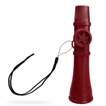 Pieni Kazoo-soitin Bell Mouth Kazoo kitaralle, ukulelelle, viululle, pianolle, ihanteellinen kaikenikäisille, punainen