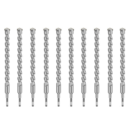 10PCS 6mm 150mm Eccentric Drill Bit Set for Glass Ceramic Tile Wall Concrete Drilling Tool Drill Bit Set Tools