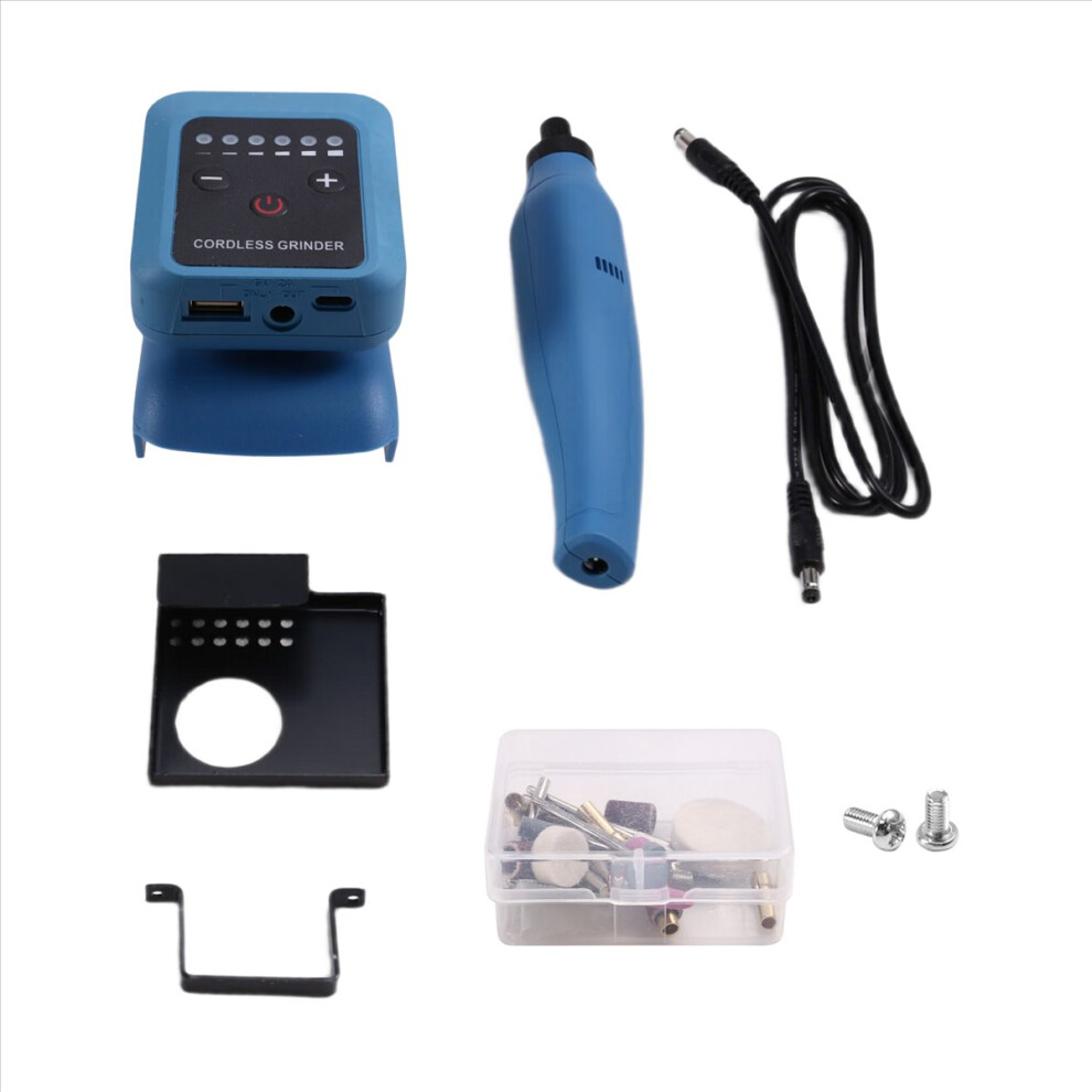 80W Electric Grinder Kit No-Load To 18000Rpm Rechargeable Diy Electric Grinder For 18V-21V Battery 4851755686751