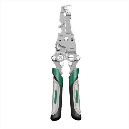 18 in 1 Foldable Wire Stripper,Foldable Crimper and Stripper, Multifunctional Wire Stripper Crimper Cable Cutter Pliers