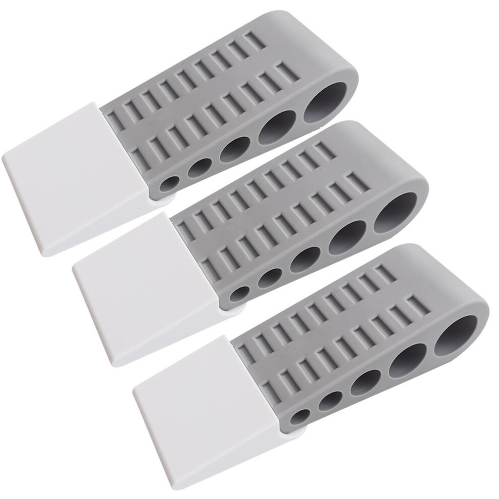 3Pack Door Stops For Bottom Of Door, Rubber Door Stopper Wedge With Holder, Door Holder To Keep Door Open 4851755604755