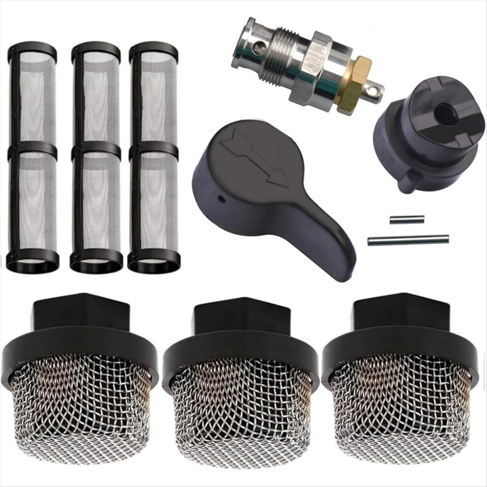 246384 246385 Filter Set & 235014 Prime Valve,Drain Valve Replacement Kit For 390 395 490 495 495 595 3400 Airless Paint 4851755695173
