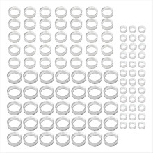 105 PCS (3 Sizes Each 35) Sphere Stand,Clear Mini Ball Stand,Round Display Stands for Baseball, Crystal Ball, Golf Ball