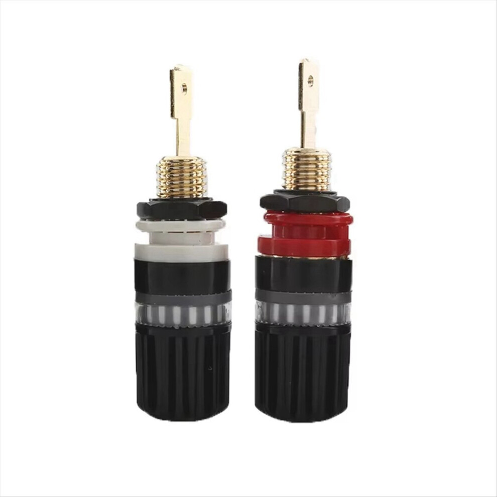 High-End Speaker Terminals Audiophile Amplifier Speaker Terminal Connector Banana Jack Sound Audio Connector Adapter 4851755626740