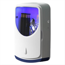 Keukenbenodigdheden Home Mall Wandgemonteerde lepel- en eetstokjesdoos Sterilisator UV-droog opbergdoos Eenvoudige eetstokjeshouder Blauw