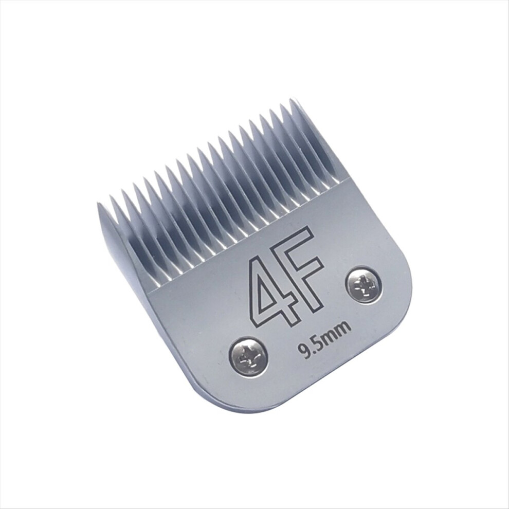4F 9.5mm Detachable Pet Dog Grooming Clipper Ceramic Blade Replacement for Most A5 KM10 Series Clipper