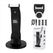 Electric Beard Trimmer for Men - Waterproof, Adjustable Guard, Multi-Use for Trimming, Edging & Shaving, Wet/Dry Use