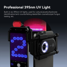 200X Mobile Phone Microscope Lens HD Optical Magnifier for Skin Textile Biology Outdoor Scientific Microscope