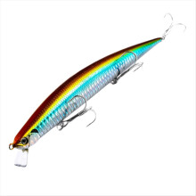 Drijvende Wobbler Vishengel Kunstaas Zoutwater Jerkbait 175mm/27g Langzaam Zwevend Kunstaas voor Strandvissen Heilbot & Zeebaars C