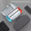 Protable Storage Bag for 2 Host Shockproof EVA Hard Shell Case for Switch 2 Travel Carrying Case White 6