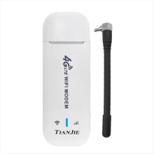 4G LTE WiFi-router, draagbare USB-modem met antennes, 150 Mbps snelle hotspot, ondersteunt 10 apparaten (Europese versie)