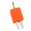 Double Paddle CW Key Double Automatic Key Morse Code Mini Multipurpose Sturdy Orange 5
