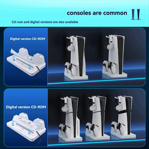 Thermal Charging Dock for /Slim/PRO Console Universal Multi-Function Charging Dock for RGB Lighting Stand 2