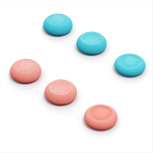 Για JoyCon Thumb Grip Set Κάλυμμα Joystick για 2 άτομα, Βελτιωμένη Ακρίβεια Gaming, Μπλε & Κόκκινο