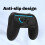 τεμάχια για 2 JoyCon Comfort Grip Αξεσουάρ 2 Χειριστήρια Αριστερά-Δεξιά Βάση Χειρός Joystick 3
