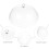 Clear Voedselafdekking Rond Cake Stofdicht Versbehoudend 10