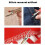 6PCS Seam Ripper Tool with Zipper Bag, Steam -Sewing Tools Includes 2 Large/2 Small /Sewing Scissors 3