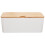Cord Organizer Bambusdeckel Kabelmanagement Box Routerabdeckung 6