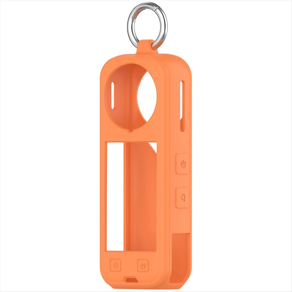 Silicone Protective Case For X5 Cover For Panoramic Action Cameras, Orange 4851755640661