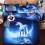 Bedding Set Twin Queen, Soft Microfiber Durable Construction, Comfortable Sleep Experience, Blue, 3PCS 2