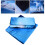 Bedding Set Twin Queen, Soft Microfiber Durable Construction, Comfortable Sleep Experience, Blue, 3PCS 5