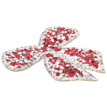 Rhinestone Applique Patch Rood 1 Pack 0,2 X 2,3 X 2,4 Inch