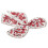 Rhinestone Applique Patch Rood 1 Pack 0,2 X 2,3 X 2,4 Inch 4