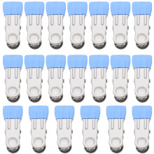 20St Blauwe Rvs Food Sealing Clips Snackzak Klemmen Huisgebruik