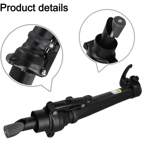 Electric folding bicycle handlebar, folding buckle, for 35.6 cm EBike (black, right fold) 1