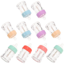 10Stück Fütterflaschenförmige Lipgloss-Fläschchen Für Lippenpflege