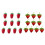 10pcs Simulated Strawberry Fake Fruit Display Props-small 2
