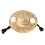 1Pc Pet Straw Woven Hat with Braid Decor Assorted Color Summer Shade 5